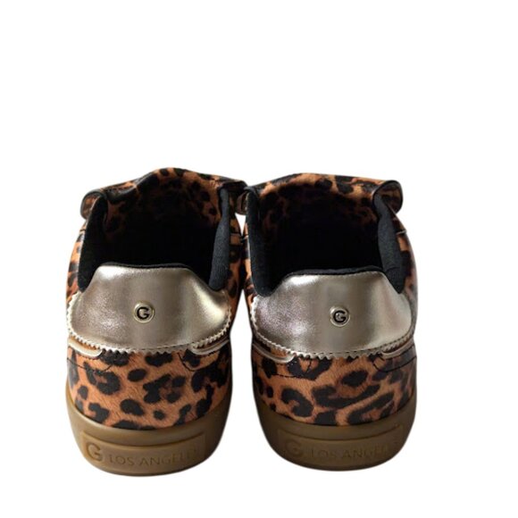 GBG Los Angeles Leopard Print Lace-up w/Flap Sneakers NWOB Womens Size 7.5 & 8 - Picture 3 of 9
